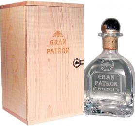 Текила «Gran Patron Platinum» в деревянной коробке