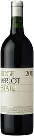 Вино красное сухое «Ridge Estate Merlot» 2013 г.