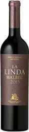 Вино красное сухое «Malbec La Linda» 2015 г.