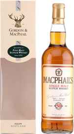 Виски шотландский «MacPhail’s 50 years» в подарочной упаковке