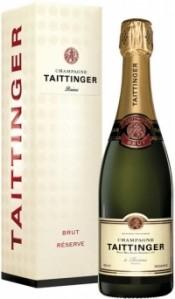 Шампанское белое брют «Taittinger Brut Reserve» в подарочной упаковке