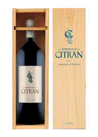 Вино красное сухое «Le Bordeaux de Citran Rouge» 2009 г. в подарочной упаковке