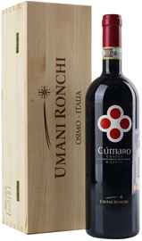 Вино красное сухое «Umani Ronchi Conero Riserva Cumaro» 2009 г. в подарочной упаковке