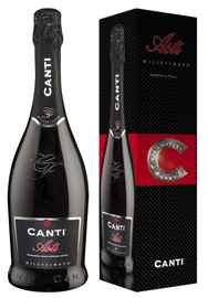 Вино игристое белое сладкое «Canti Asti» 2016 г. в подарочной упаковке