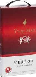 Вино красное сухое «Yvon Mau Merlot» 2015 г. с защищенным географическим указанием