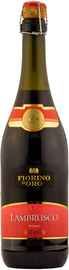 Вино игристое красное полусладкое жемчужное «Abbazia Fiorino d'Oro Lambrusco Rosso»