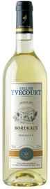 Вино белое полусладкое «Yvon Mau Yvecourt Bordeaux»