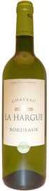 Вино белое сухое «Sichel Chateau La Hargue» 2011 г.