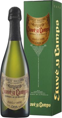 Вино игристое белое экстра брют «Cava Reserva de la Familia» 2012 г., в подарочной упаковке
