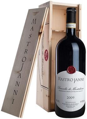 Вино красное сухое «Brunello di Montalcino» 2009 г. в деревянном футляре