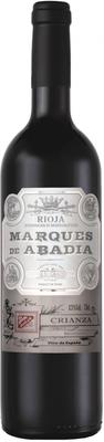 Вино красное сухое «Marques de Abadia Crianza» 2012 г.
