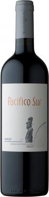 Вино красное сухое «Pacifico Sur Merlot» 2014 г.