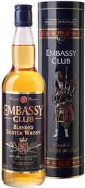 Виски шотландский «Embassy Club» в тубе