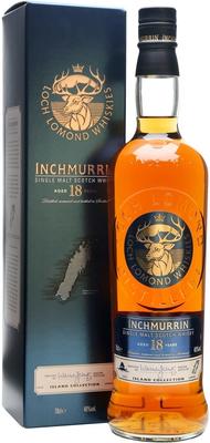 Виски шотландский «Inchmurrin Single Malt 18 Years Old» в подарочной упаковке