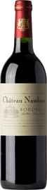 Вино красное сухое «Chateau Naudeau Bordeaux» 2015 г.
