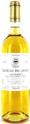 Вино белое сладкое «Chateau du Levan Sauternes» 2010 г.
