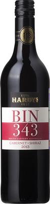 Вино красное сухое «Hardys Bin 343 Cabernet Shiraz» 2015 г.