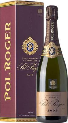 Шампанское розовое брют «Pol Roger Brut Rose» 2008 г. в подарочной упаковке