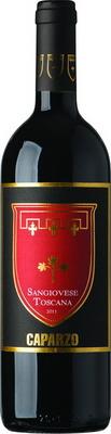 Вино красное сухое «Caparzo Sangiovese» 2014 г.