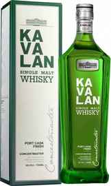 Виски «Kavalan Concertmaster Port Cask Finish» в подарочной упаковке