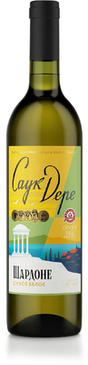 Вино белое сухое «Саук-Дере Шардоне»