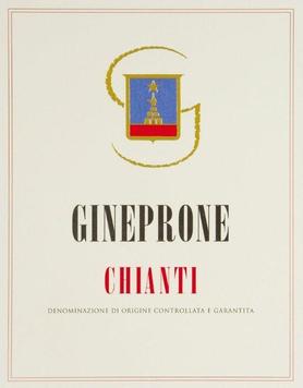 Вино красное сухое «Gineprone Chianti» 2014 г.