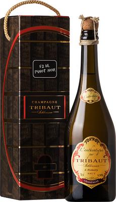 Шампанское белое брют «Tribaut Schloesser L'Authentique» в подарочной упаковке