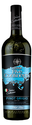Вино белое сухое «Alvisa Five Continents. Pinot Grigio»