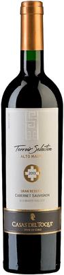 Вино красное сухое «Casas Del Toqui Terroir Selection Gran Reserva Cabernet Sauvignon» 2013 г.