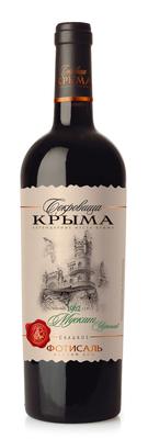 Вино красное сладкое «Сокровища Крыма Мускат Черный, 0.75 л»