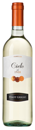 Вино белое полусухое «Cielo e Terra Pinot Grigio, 0.75 л» 2015 г.