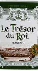 Вино столовое белое сухое «Le Tresor du Roi, 3 л»