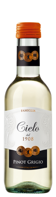 Вино белое полусухое «Cielo e Terra Pinot Grigio, 0.187 л» 2016 г.