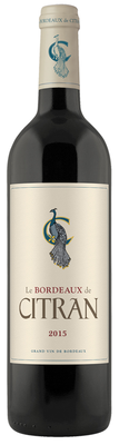 Вино красное сухое «Le Bordeaux de Citran Rouge, 0.75 л» 2015 г.