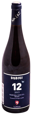 Вино красное сухое «Dodici» 2014 г.