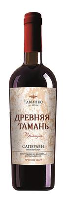 Вино красное сухое «Древняя Тамань Саперави»