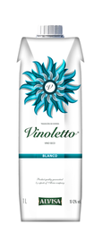 Вино столовое белое сухое «Vinoletto (Tetra Pak), 1 л»