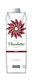 Вино столовое красное полусладкое «Vinoletto (Tetra Pak)»