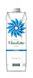 Вино столовое белое полусладкое «Vinoletto (Tetra Pak), 1 л»