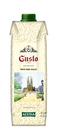 Вино столовое красное полусладкое «Gusto Vino, 1 л»