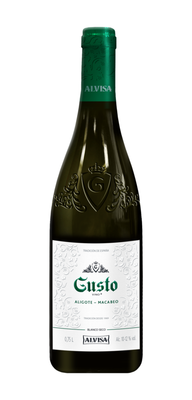 Вино столовое белое сухое «Gusto Vino, 0.75 л»