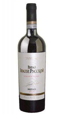 Вино столовое красное сухое «Вино Земли Русской Мерло»