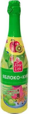 Напиток безалкогольный газированный «Fine Life яблоко киви»