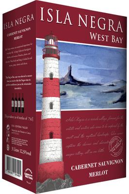Вино красное полусухое «Isla Negra West Bay Cabernet Sauvignon - Merlot» 2015 г.