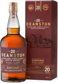 Виски шотландский «Deanston Aged 20 Years» в подарочной упаковке