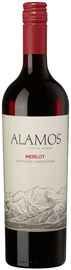 Вино красное сухое «Alamos Merlot» 2016 г.