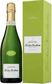 Шампанское белое брют «Nicolas Feuillatte Grand Cru Brut Blanc de Blancs Chardonnay» 2006 г. в подарочной упаковке