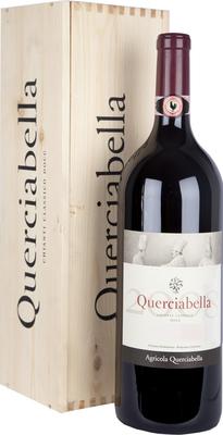 Вино красное сухое «Querciabella Chianti Classico» 2013 г. в деревянном футляре