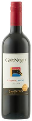 Вино красное полусухое «San Pedro Gato Negro Cabernet-Merlot» 2015 г.