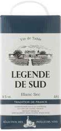 Вино белое сухое «Legend de Sud»